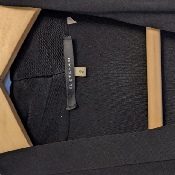 Elie Tahari black viscose dress - Picture 2 of 4